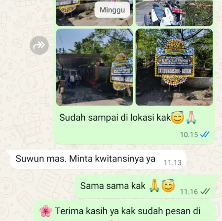 Pengiriman Papan Bunga Duka Mangunjayan Butuh